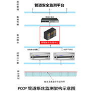 大口徑pccp管道泄漏監(jiān)測(cè)系統(tǒng)方案采用分布式光纖傳感技術(shù)對(duì)PCCP管斷絲檢測(cè)，管線泄露檢測(cè)，管道應(yīng)變形變監(jiān)測(cè)，具有防開挖功能，另外使用電學(xué)式傳感器水聽器、高頻壓力傳感器套件對(duì)管線進(jìn)行水錘漏損、滲漏監(jiān)測(cè)，整套pccp管道泄漏監(jiān)測(cè)系統(tǒng)可以實(shí)現(xiàn)實(shí)時(shí)在線、全生命周期的管道健康監(jiān)測(cè)，實(shí)現(xiàn)與物理水利、水網(wǎng)同步仿真運(yùn)行、虛實(shí)交互、迭代優(yōu)化。